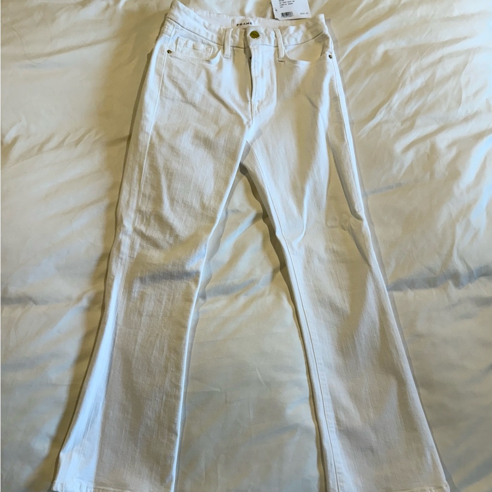 FRAME Women’s White Jeans